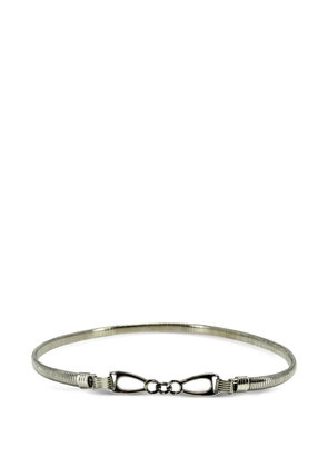 Madison Snake chain stretch belt - Silver