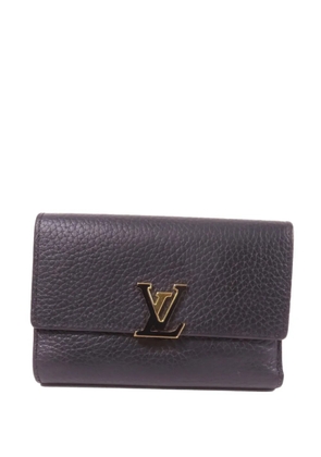 Louis Vuitton Pre-Owned Capucines Compact trifold wallet - Black