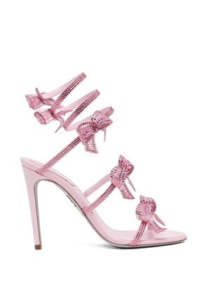 René Caovilla 100mm crystal-embellished sandals - Pink