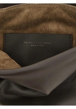 Brunello Cucinelli BC Duo Monili clutch bag - Brown