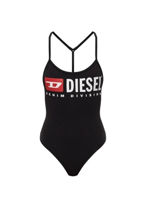 Diesel logo-print bodysuit - Black