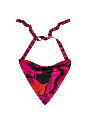 PUCCI orchidee-print silk bandana - Pink