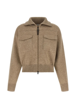 Brunello Cucinelli Monili cropped cardigan - Neutrals