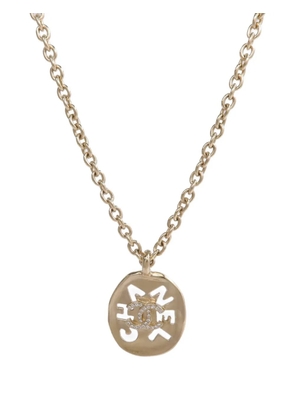 CHANEL Pre-Owned CC crystal necklace - Gold