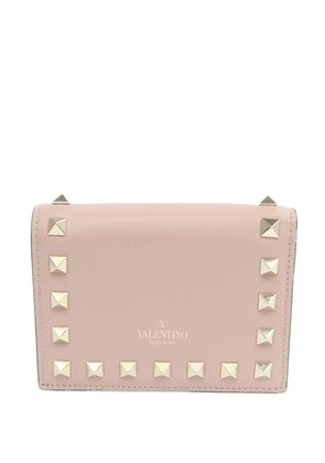 Valentino Garavani Pre-Owned Rockstud bi-fold calfskin wallet - Pink