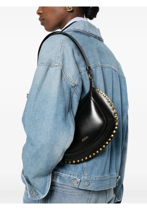 ISABEL MARANT Oskan Moon stud-embellished shoulder bag - Black