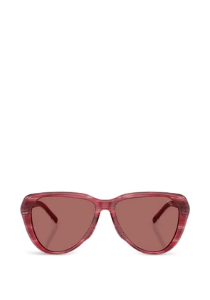 Diesel pilot-frame sunglasses - Red