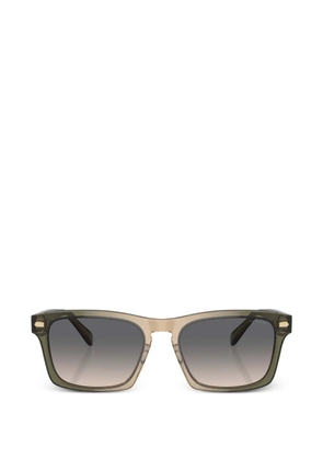Coach rectangle-frame sunglasses - Green