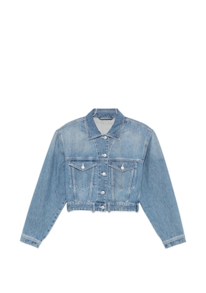 Julie Kegels cropped denim jacket - Blue
