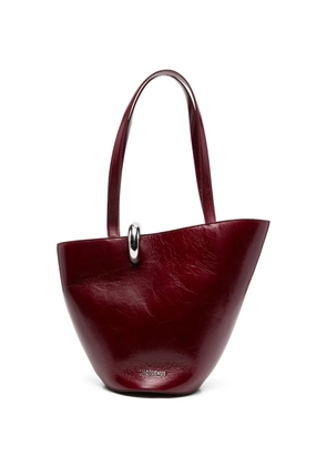 Jacquemus Pre-Owned Le Bambola Moyen leather bucket bag - Red
