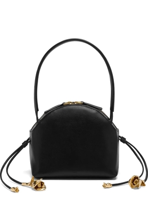 ERDEM mini Flora leather tote bag - Black