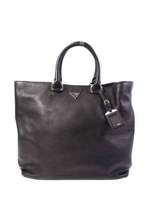 Prada Pre-Owned Vitello Phenix leather tote bag - Black