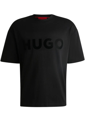 HUGO logo-print T-shirt - Black