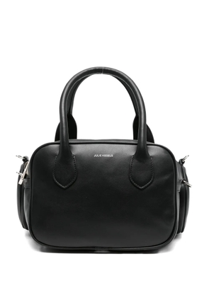 Julie Kegels logo-motif double-compartment tote bag - Black