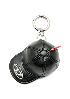 Diesel baseball cap-shape keyring - Black