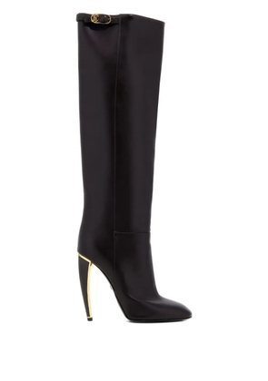Roberto Cavalli Fang heel boots - Black