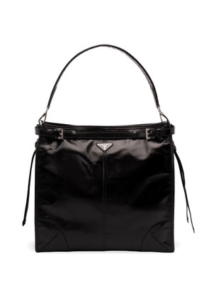 Prada Bonnie leather tote bag - Black