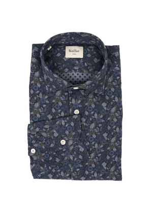 Koike Barcelona floral-print shirt - Blue