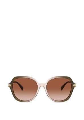 Coach geometric-frame sunglasses - Green