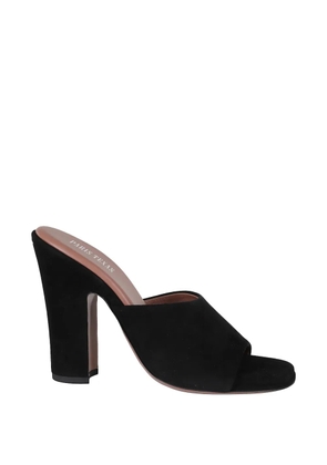 Paris Texas Ava suede block-heel sandals - Black