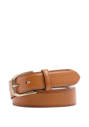 The Bridge leather buckle belt - Brown
