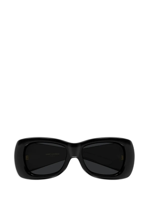 Saint Laurent Eyewear Howl rectangle-frame sunglasses - Black