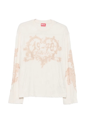 Diesel T-Hilary long-sleeve T-shirt - Neutrals
