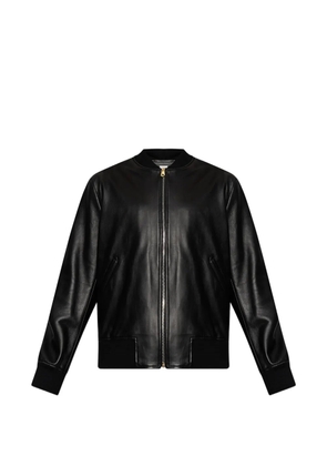 Paul Smith lambskin bomber jacket - Black
