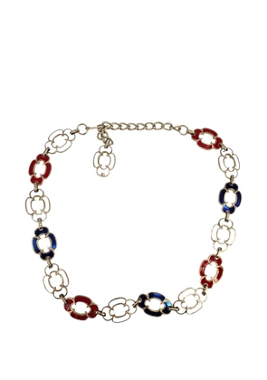Madison 1970s flower-link belt - Gold