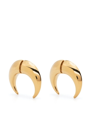 Marine Serre Regenerated Chamanic stud earring - Gold