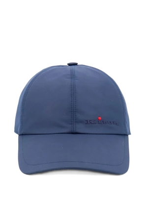 Kiton logo-embroidered baseball cap - Blue