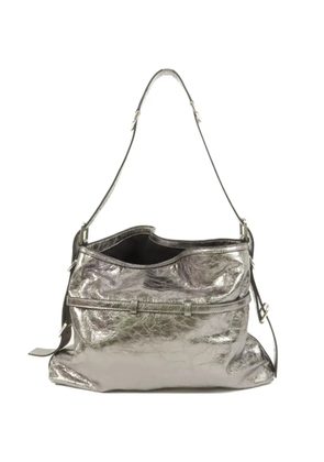 Givenchy Pre-Owned MM Voyou calfskin shoulder bag - Silver