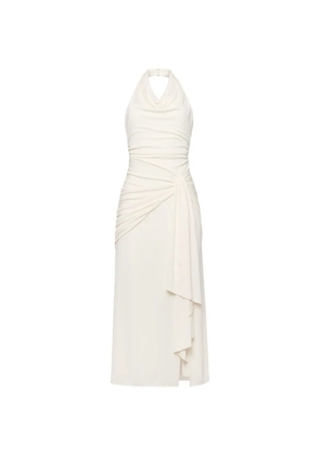 Cinq A Sept Kaia ruched draped dress - Neutrals