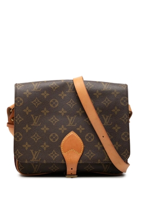 Louis Vuitton Pre-Owned 1990 Monogram Cartouchiere GM crossbody bag - Brown