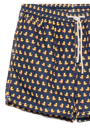 MC2 Saint Barth Lighting Micro Fantasy duck-print swim shorts - Blue