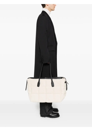 VeeCollective large Tela quilted shoulder bag - Neutrals