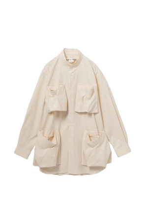Comme Des Garçons 3D-pocket mini dress - Neutrals