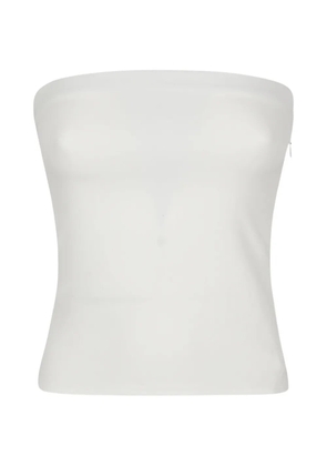 Anemos strapless side-zip top - White