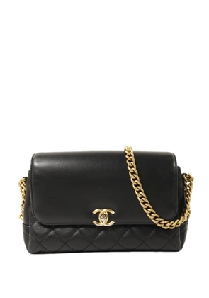 CHANEL Pre-Owned CC turn-lock shoulder bag - Black