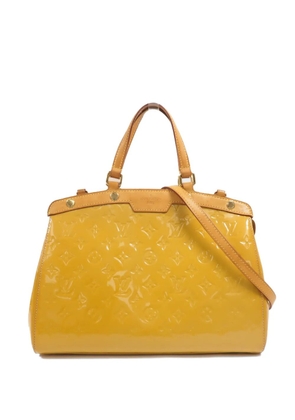 Louis Vuitton Pre-Owned MM Brea Monogram Vernis shoulder bag - Yellow
