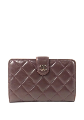 CHANEL Pre-Owned quilted CC wallet - Purple