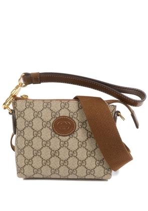 Gucci Pre-Owned Interlocking G messenger bag - Neutrals
