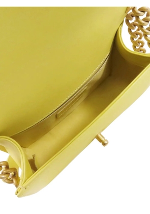 CHANEL Pre-Owned Boy Chanel chain-strap shoulder bag - Yellow