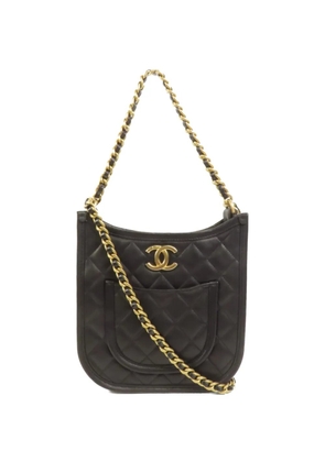 CHANEL Pre-Owned CC quilted shoulder bag - Black