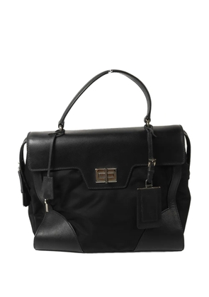 Prada Pre-Owned Tessuto Saffiano handbag - Black
