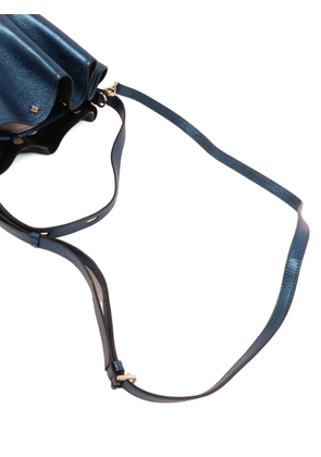 MCM Pre-Owned studded two-way shoulder bag - Blue