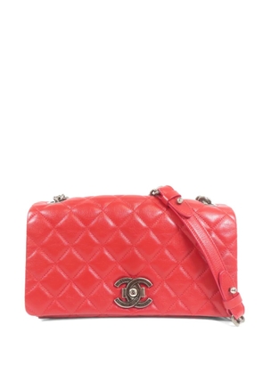 CHANEL Pre-Owned quilted CC shoulder bag - Red