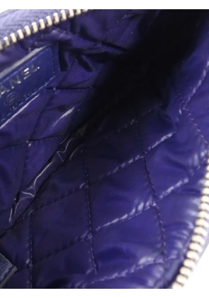 CHANEL Pre-Owned CC quilted coin pouch - Blue