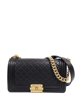 CHANEL Pre-Owned Boy chain crossbody bag - Black