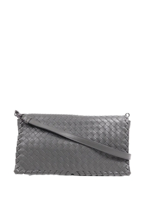 Bottega Veneta Pre-Owned Olimpia Intrecciato cross body bag - Grey